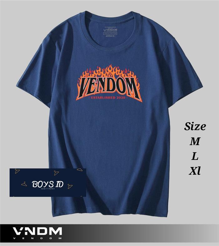 Gambar kaos distro kaos pria dewasa kaos wanita kaos keren kaos kece kaos pol - navy blue, L dari BOYS ID undefined Tokopedia