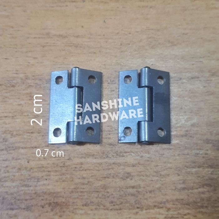 Gambar ENGSEL KUPU TIPIS RRT 1 - 1.5 - 2 - 2.5 - 3 - 3.5 - 4 inch - 1 inch dari Sanshine Hardware undefined Tokopedia