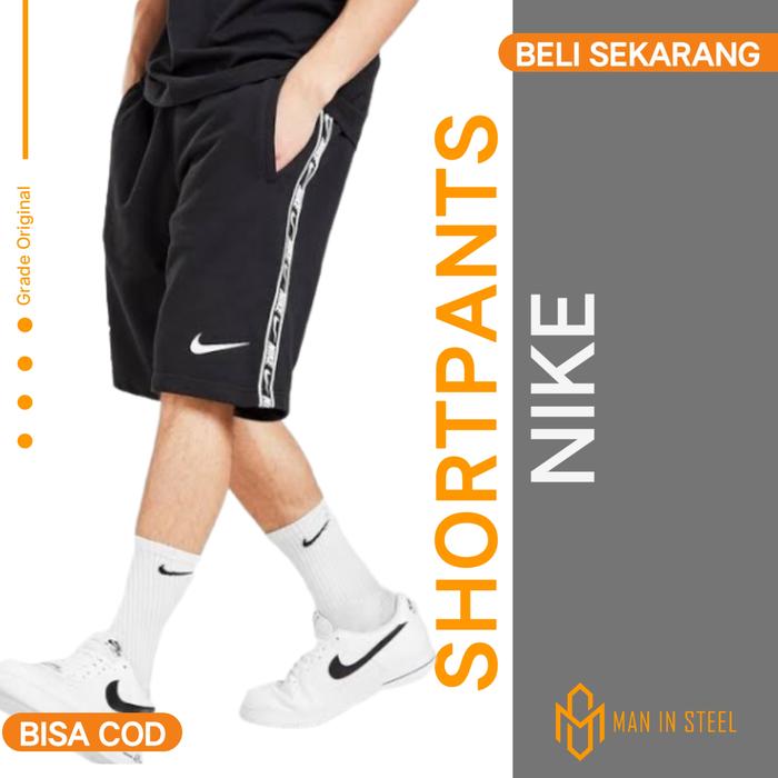 Gambar Celana Olahraga Sport Jogging Running Gym Lari Santai Pendek Pria - Celana, M dari Man In Steel undefined Tokopedia