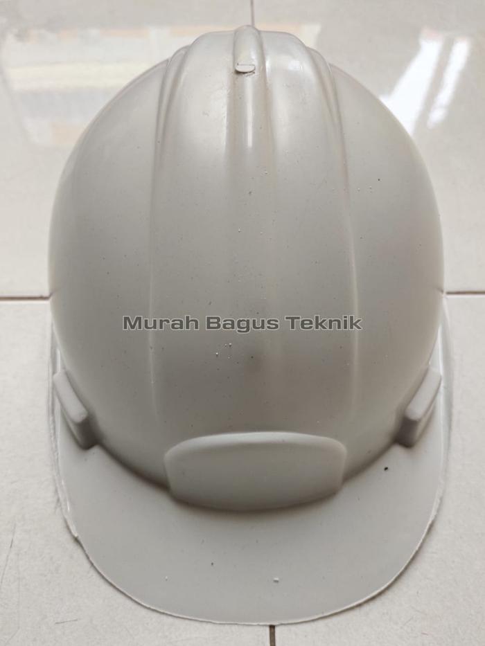 Gambar HELM PROYEK PUTIH SAFETY ULTRA KOMPLIT INNER DAN TALI DAGU - Putih, BIASA dari MURAH BAGUS TEKNIK undefined Tokopedia