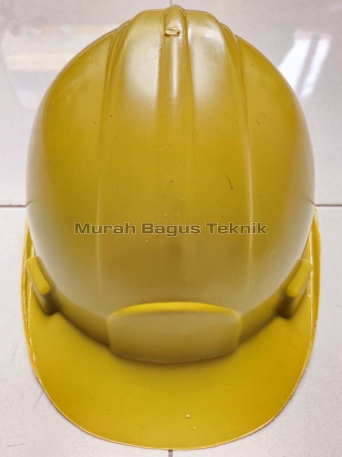 Gambar HELM PROYEK PUTIH SAFETY ULTRA KOMPLIT INNER DAN TALI DAGU - Kuning, BIASA dari MURAH BAGUS TEKNIK undefined Tokopedia