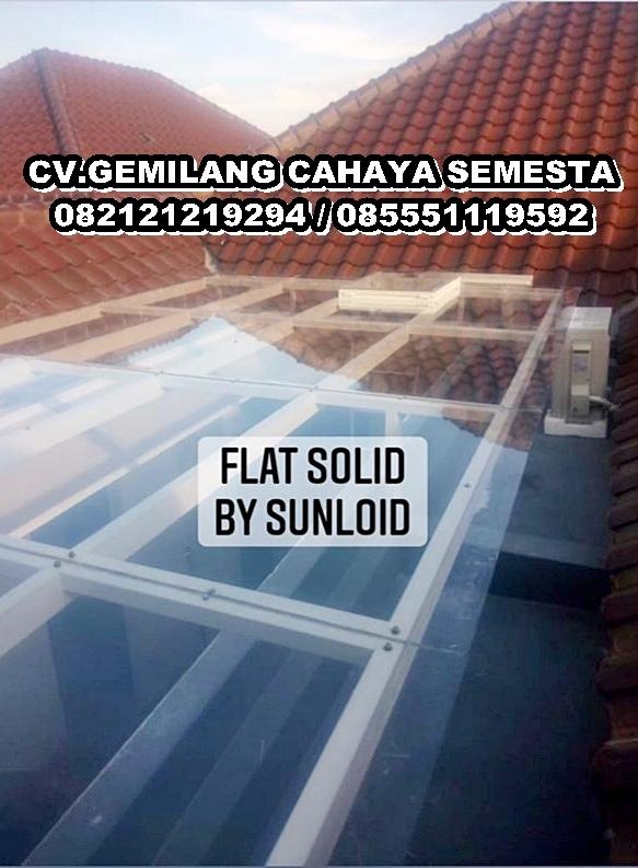 Gambar Sunloid flat ( 6 mm ) Atap Transparan Solid / Atap Polycarbonate Sheet dari CV GEMILANG CAHAYA SEMESTA undefined Tokopedia