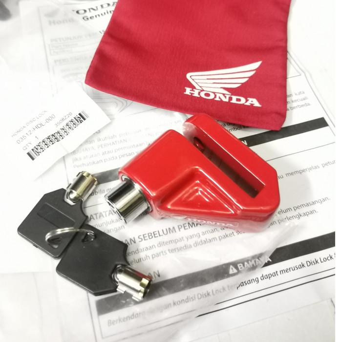 Gambar KUNCI GEMBOK PIRINGAN CAKRAM MOTOR ORIGINAL AKSESORIS HONDA PNP dari Lestari Motor 2 undefined Tokopedia