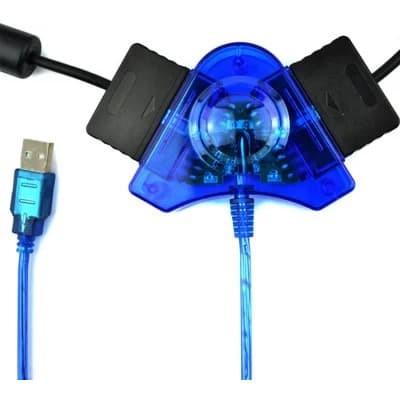 Gambar SONY PS2 PS 2 Stik Stick Gamepad Controller PC Original ELITE Lampu - CONVERTER ONLY, Merah dari GAMEUP.ID undefined Tokopedia