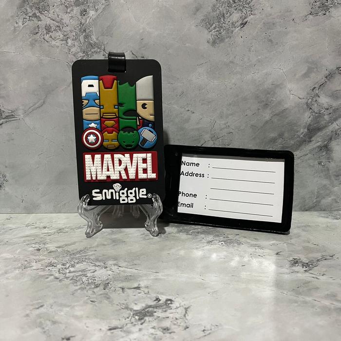 Gambar name tag smiggle/smiggle name tag/id card/bag name tag/name tag anak - marvel dari little finsen 2 undefined Tokopedia