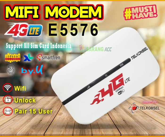 Gambar SMARTCOM E5576 PRO Modem Mifi 4G LTE Unlock Version Router - E5576 PRO dari SMARTCOM TECHNOLOGY undefined Tokopedia