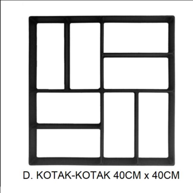 Gambar Cetakan Paving Block DIY mempermudah Paving Blok Cetakan Jalan Teras - D. KOTAK-KOTAK dari DM703 STORE undefined Tokopedia