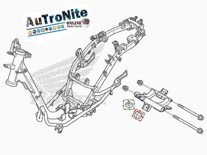 Gambar Paket Rubber Link Stopper 50352-KVB-T00 Lower 50353-K16-900 Beat Vario - BeatScoopyVario dari AuTroNite undefined Tokopedia