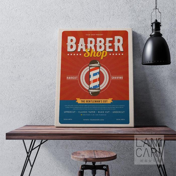 Gambar Dekorasi Dinding Wall Barber Shop Vintage Retro Rumah toko - Hook Only, Medium dari LANCARI ID undefined Tokopedia
