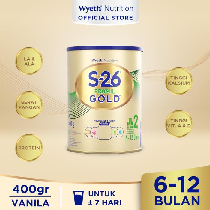Gambar S-26 PROMIL Gold Tahap 2 400gr dari Citra Susu undefined Tokopedia