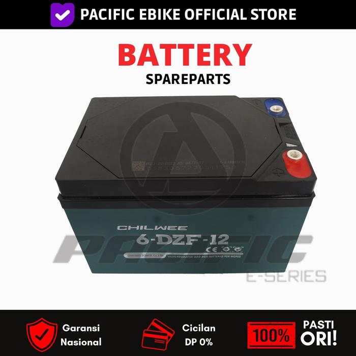 Gambar AKI BATTERY BATERAI 12V 20AH CHILWEE / TIANNENG SEPEDA LISTRIK dari otobot-id undefined Tokopedia