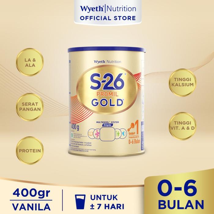 Gambar S-26 PROMIL Gold Tahap 1 400gr dari Citra Susu undefined Tokopedia