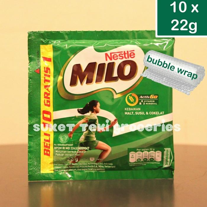 Gambar MILO Activgo Susu Coklat bubuk Renceng 22 gr x 11sch - Milo dari Suket Teki Jakarta Pusat undefined Tokopedia