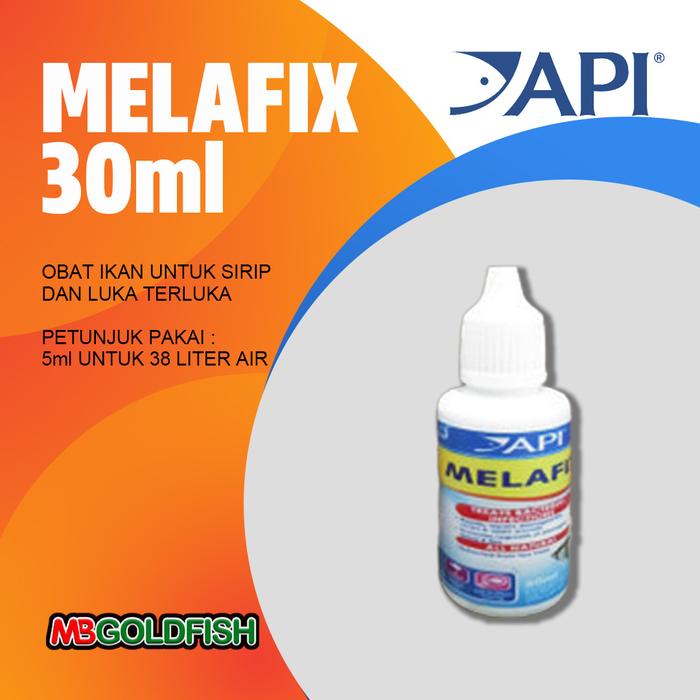 Gambar MELAFIX Repack 30ml Original . Obat ikan untuk sirip dan luka terbuka dari MB GOLDFISH bro undefined Tokopedia
