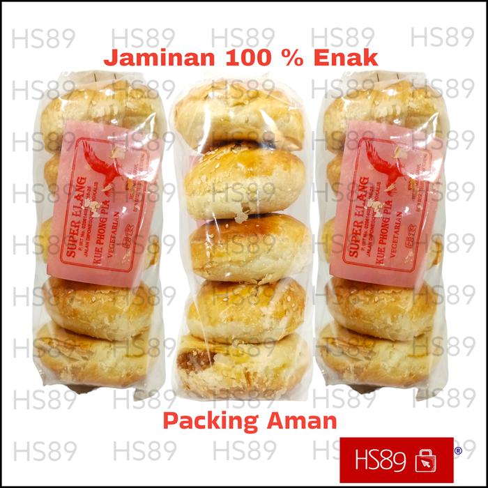 Gambar Pong Pia Super elangkhas Bengkalis Kue bijan Vegetarian isi 5 pcs dari HS89 Store undefined Tokopedia