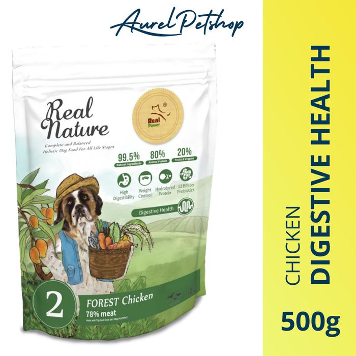 Gambar REAL NATURE - DOG FOOD - 500g TRAVEL PACK - CHICKEN dari Aurel Petshop undefined Tokopedia