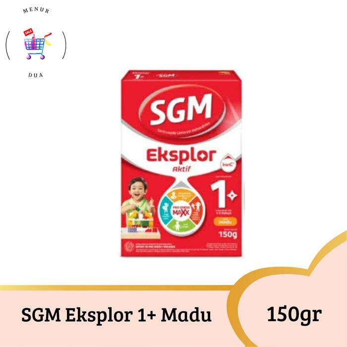 Gambar Susu Pertumbuhan Anak SGM Eksplor 1+ Aktif Madu 150gr dari Toko Menur Dua undefined Tokopedia