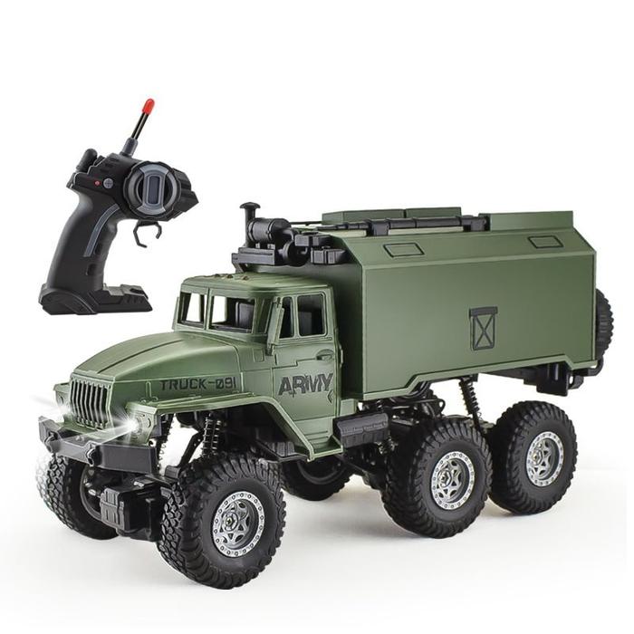 Gambar Mainan Anak Remote Control Military Army Truck / RC Truk Tentara - Baracuda dari ROZENZEEP undefined Tokopedia