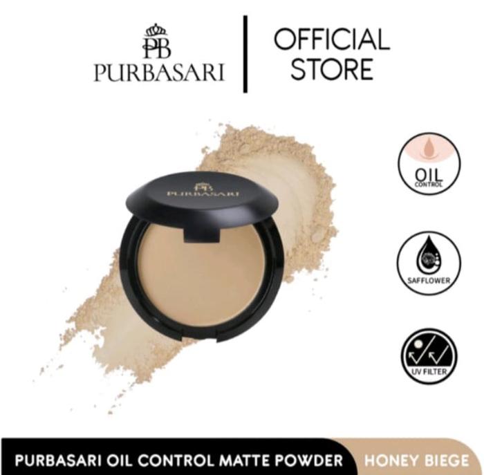 Gambar purbasari oil control matte powder/ compact powder purbasari - Honey beige dari Best Mania Shopping undefined Tokopedia