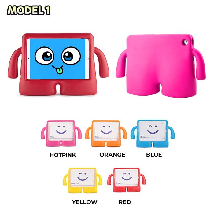 Gambar iPad Pro 11 2022 M2 4th Gen Kid Soft Case Casing Stand Anak Kartun - Model 1, Merah dari HahaStore ID undefined Tokopedia