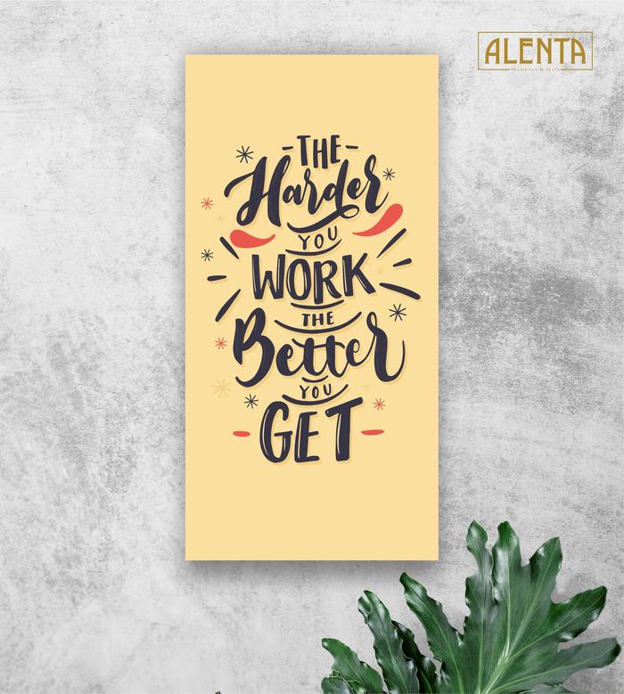 Gambar Single Poster Hiasan Dinding Home Decor Dekorasi Ruangan Quotes 2 - QFC-01, 15x30 cm dari ALENTA_hobbies&amp;gift undefined Tokopedia