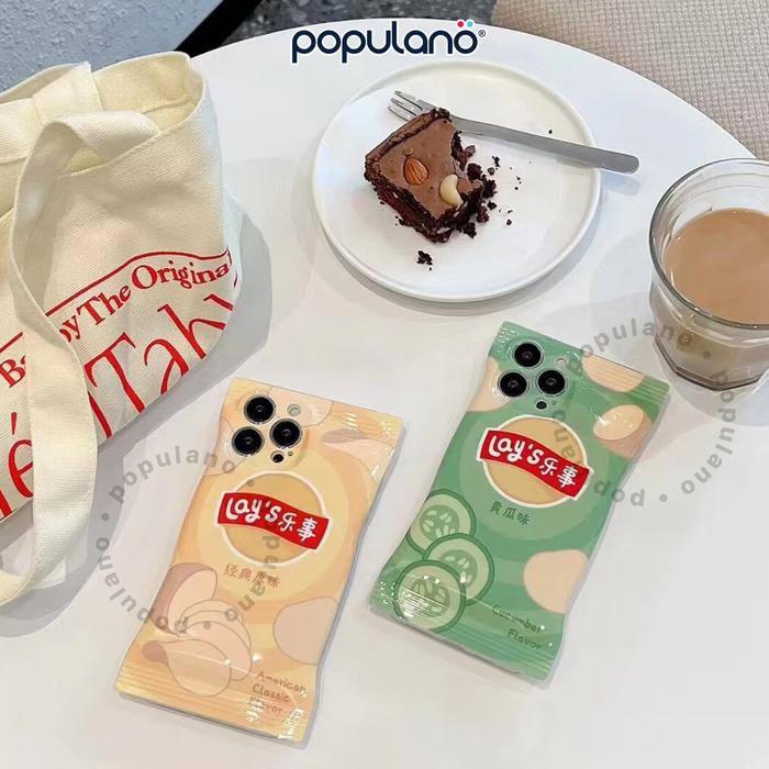 Gambar Snack Phone Case iPhone Motif LAYS Casing Softcase Chiki Lucu iPhone - GREEN, 7 / 8 / SE2020 dari POPULANO undefined Tokopedia
