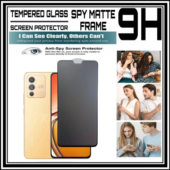 Gambar VIVO V23 5G TEMPERED GLASS SPY MATTE FRAME PRIVACY SCREEN PROTECTOR 9H - VIVO V23 5G, SPY MATTE FRAME dari Best Accesories Hp undefined Tokopedia