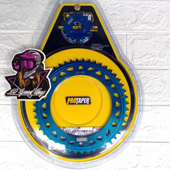 Gambar Gear Set Protaper Crf 150 Gir Set Crf 150 Protaper Gir Depan Crf set R - Biru, 15 / 52 dari 10speedshop undefined Tokopedia