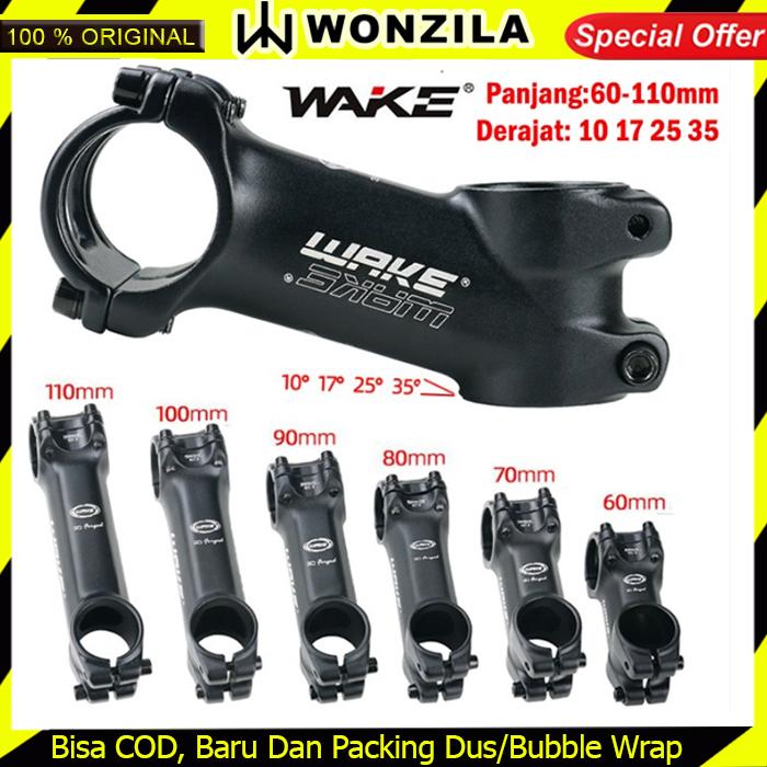 Jual Wake A001 Stem Sepeda MTB Roadbike OS 10 17 25 35 Derajat 60