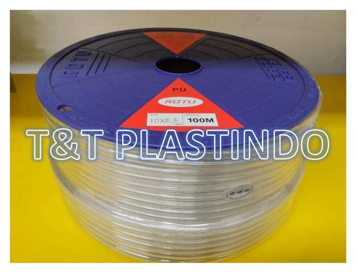 Gambar SELANG PU / SELANG PNEUMATIC / POLYURETHANE TUBE DIAMETER 10mm - Transparan dari T&T Plastindo undefined Tokopedia