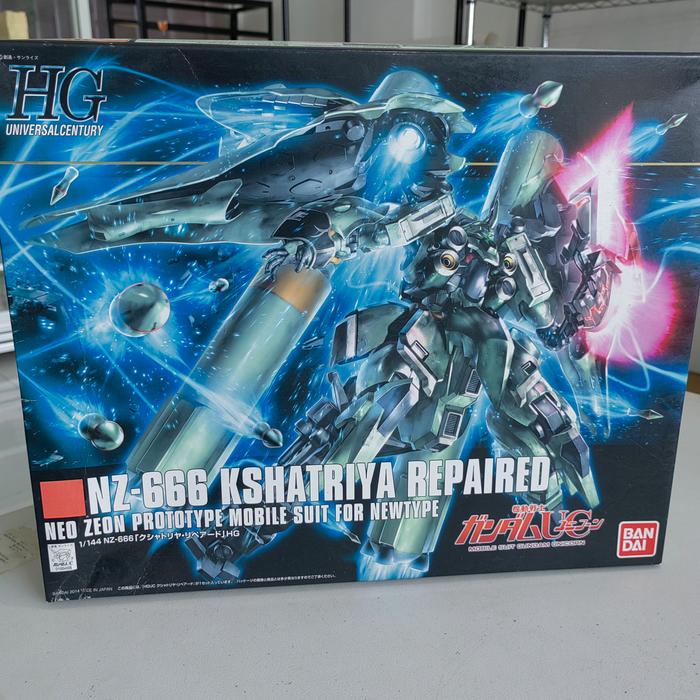 Gambar Hg Kshatriya Repaired 1/144 HGUC Bandai Mobile suit gundam Unicorn dari Kshop hobby undefined Tokopedia