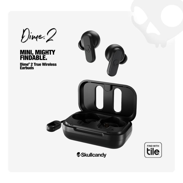 Gambar Skullcandy DIME 2 True Wireless Earbuds - True Black dari SKULLCANDY.ID undefined Tokopedia