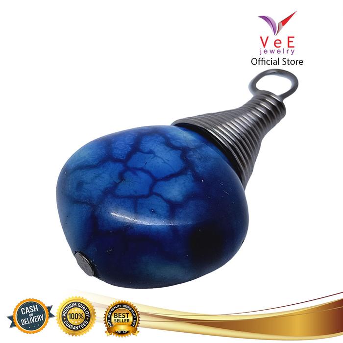 Gambar Liontin Batu Giok Asli Cina Bongkahan Natural - VeE Jade Jadeite Wanita Pria - Biru Pecah dari Vee Jewelry Store undefined Tokopedia