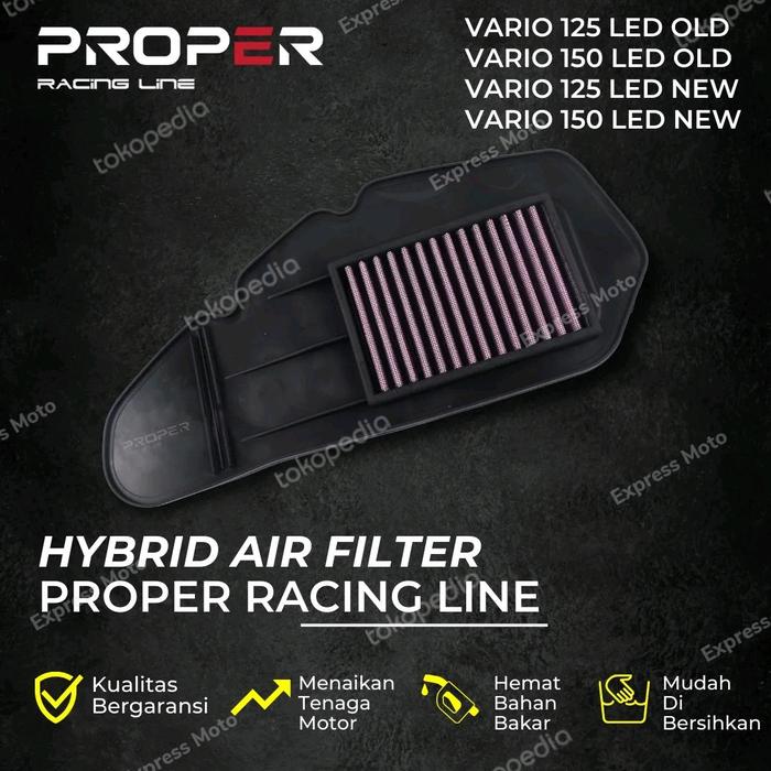 Gambar Filter Udara Proper Racing all vario 125 150 - filter udara not ferrox dari Express Motoshop undefined Tokopedia