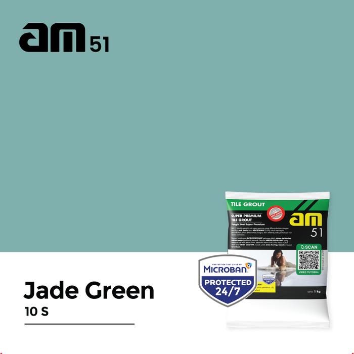 AM 51 NAT ANTI JAMUR TAHAN ASAM* kemasan 1kg Jade Green