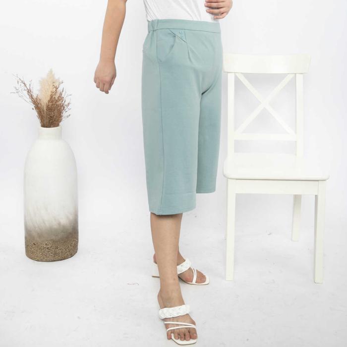 Gambar *Ready Stok* 2023 - Celana Kulot Kaos 7/8 6256 (JS) - Biru Muda, M dari Sisters Fashion Group undefined Tokopedia