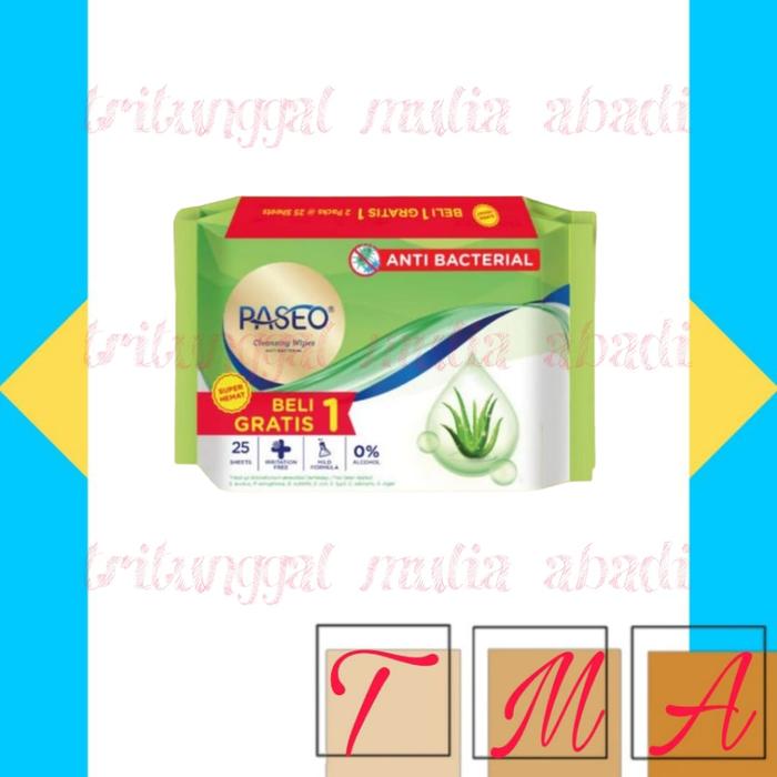 Gambar Tisu Basah Paseo Anti Bacterial | Tissue Basah | Cleansing Wet Wipes dari Tritunggal Mulia Abadi undefined Tokopedia