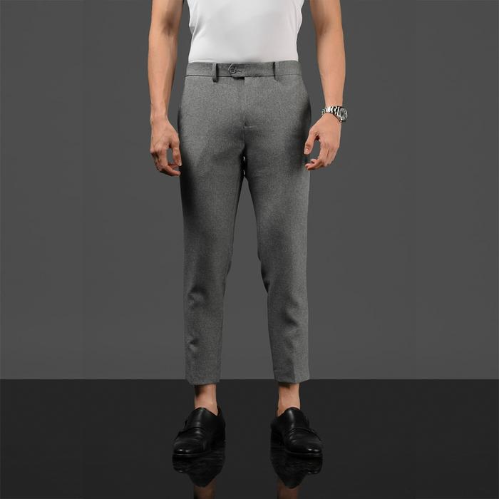 Gambar ANKLE PANTS PRIA SEMI FORMAL || celana panjang chino ankle pants slim - Light Grey, L dari Lip Sweet undefined Tokopedia
