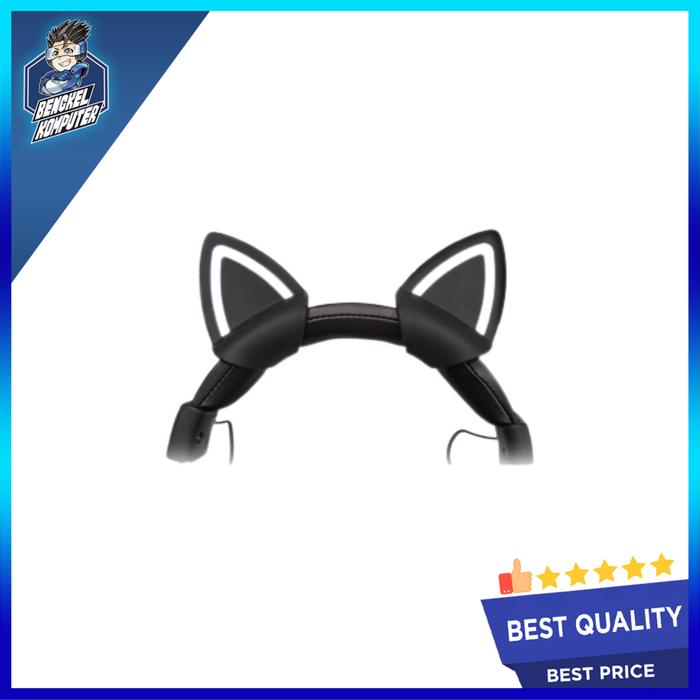 Gambar CLIP HEADSET MEOW FANTECH AC5001 (BLACK, PINK, WHITE) - BLACK dari bengkelkomputerptk undefined Tokopedia