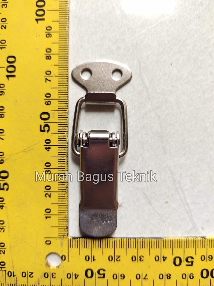 Gambar Toggle Clamp TL-03 60mm Kancing Kunci Spring Loaded Latch Catch Hasp - J105 60 mm dari MURAH BAGUS TEKNIK undefined Tokopedia