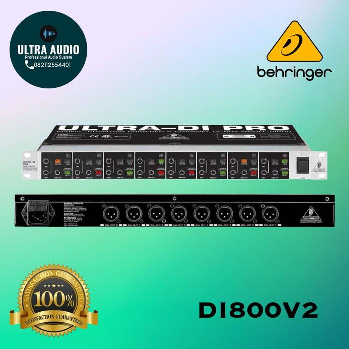Jual BEHRINGER DI800V2 / ULTRA DI PRO DI800 V2 DIRECT BOX ACTIVE