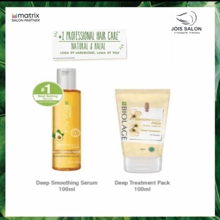 Gambar Bundle Deep Smooth Serum Dan Deep Treatment Pack - smoothproof, 1 pcs dari JOIS SALON undefined Tokopedia