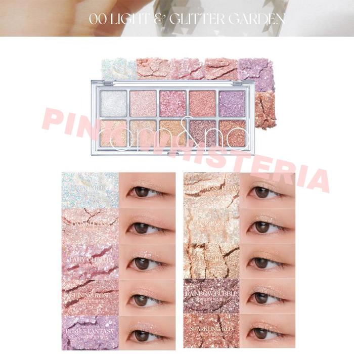 Palette Fards à Paupières Rom&nd Better Than Palette - 10 Teintes K-Beauty - Neuf