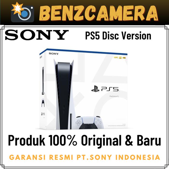 Gambar Sony PlayStation 5 Console - Disc Version PS5 / PS 5 - Disc Version, 1 Stick dari Benzcamera undefined Tokopedia