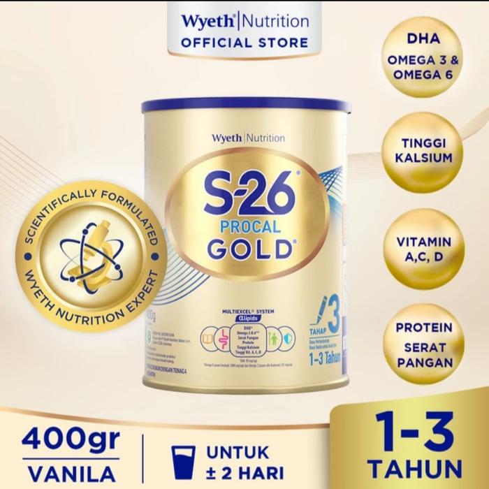 Gambar S-26 procal gold 400g wyeth Susu s26 dari frisca kids undefined Tokopedia