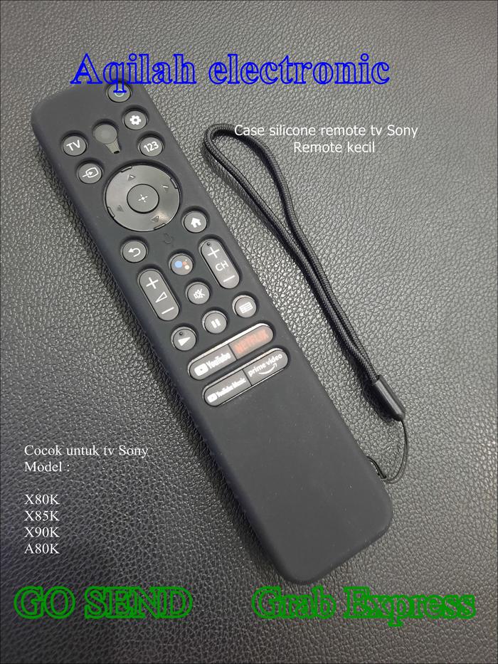 Gambar Case silicon pelindung remote tv Sony X80K Series 2022 - Hitam dari aqilah electronic undefined Tokopedia