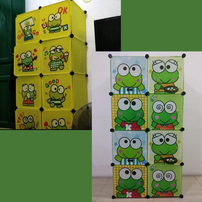 Gambar Lemari Plastik Serba Guna 8 Susun/Lemari Bayi Portable/Doraemon/SHENAR - KEROPI dari ShenarYogyakarta undefined Tokopedia