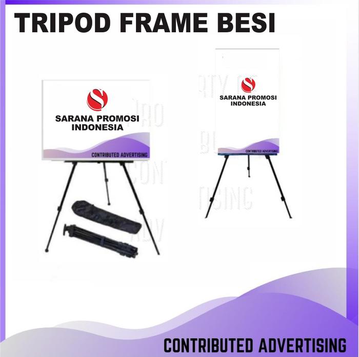 Gambar Tripod Frame / Stand Frame / Tripod Wedding / Pajangan Foto - Frame Besi dari contributed advertising undefined Tokopedia