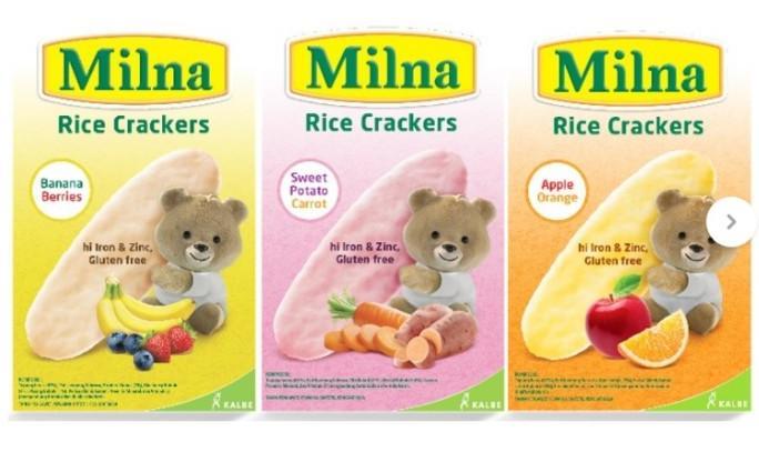 Gambar Milna Rice Crackers / Milna Biskuit Bayi Rice Cracker Box 20 Gr dari Lampung Ceria undefined Tokopedia