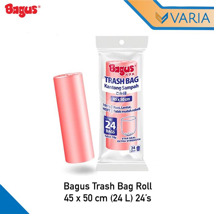 Gambar Bagus Trash Bag Roll 45 x 50 cm 24 L 24'S Kantong Sampah - Red Velvet dari Varia Store ID undefined Tokopedia